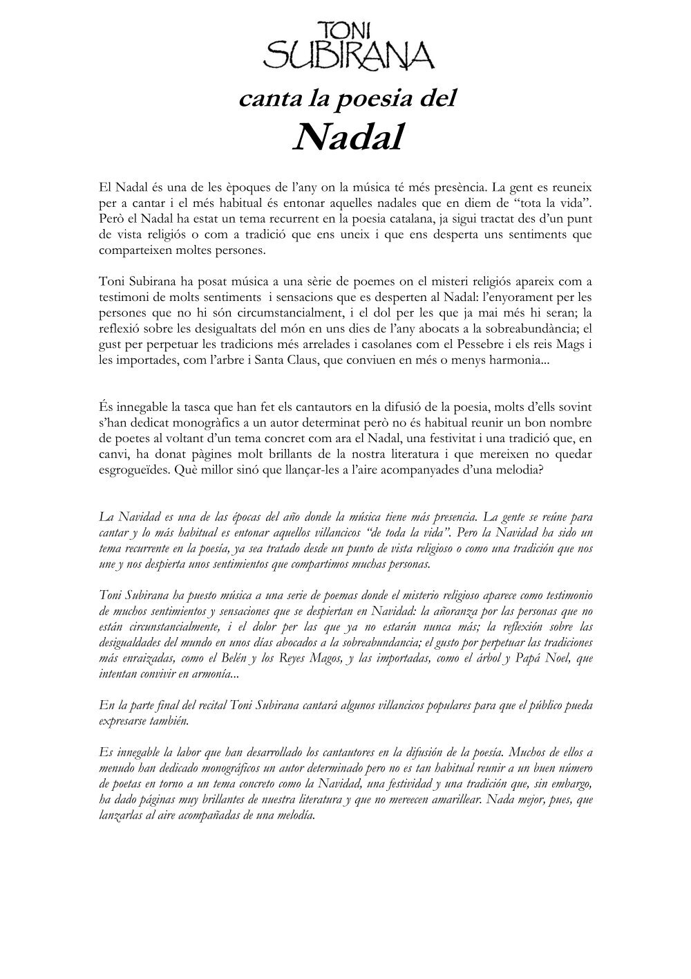 Toni canta la poesía del Nadal (Texto presentación Madrid)_0001